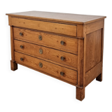 Commode en bois massif du XIXe siècle