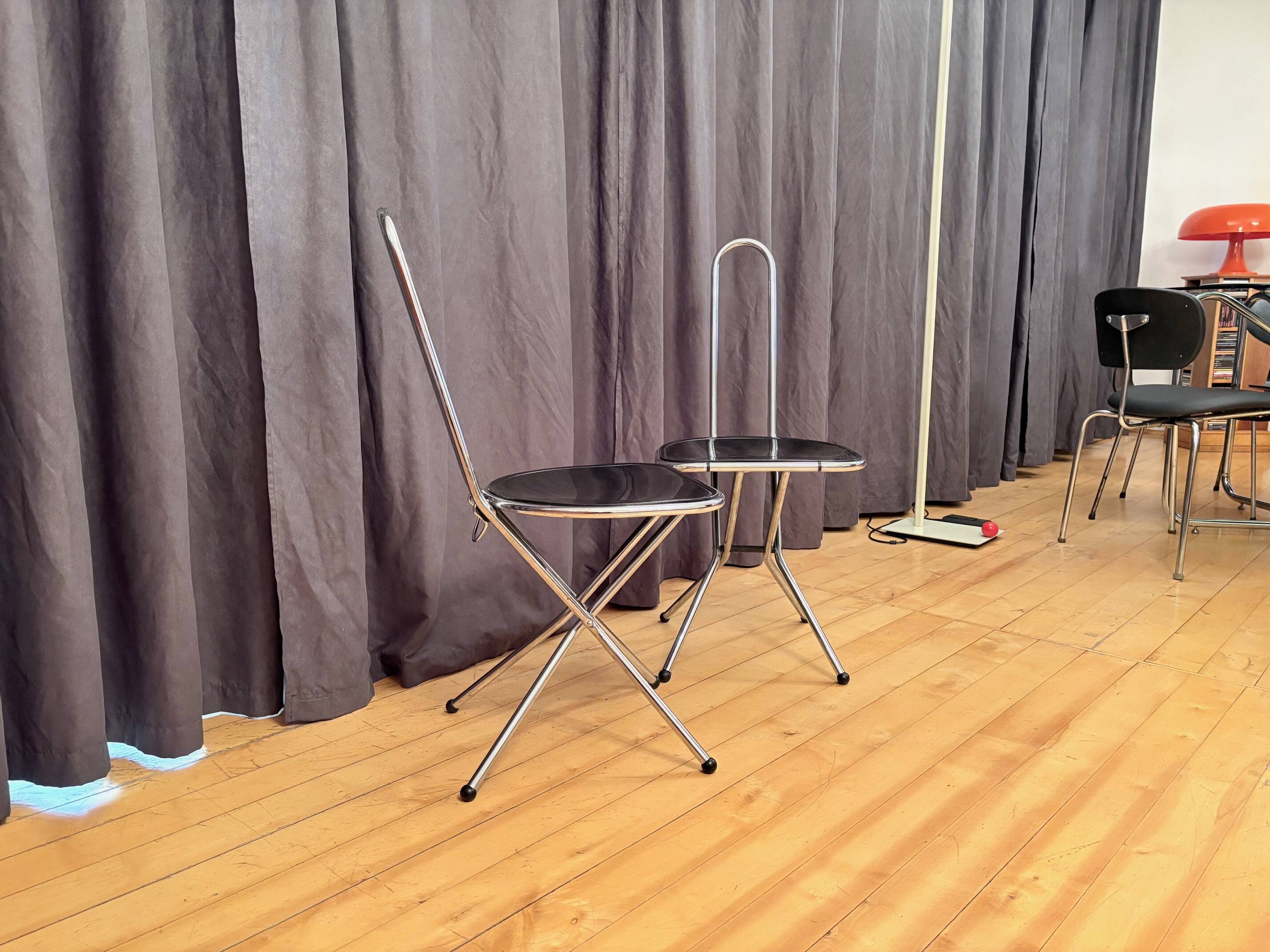 Pair of Niels Gammelgaard Chairs, IKEA, 1980s