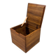 Salin Nyborg teak storage box side table on wheels, Denmark 1960’s