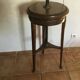 Healing-Lampadaire Side table decoration in bronze head and feet of goats