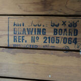 Oak draughtsmans desk  an en masons & son ltd "practical" large draughtsman's table/drawing board th