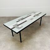 Coffee table 50s mosaic vintage ceramic