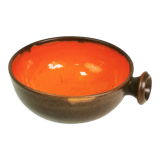 Ceramic bowl with handle, Denmark, 1960s