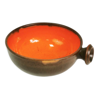 Ceramic bowl with handle, Denmark, 1960s