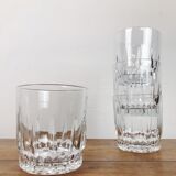 4 art deco style glasses - Arcoroc