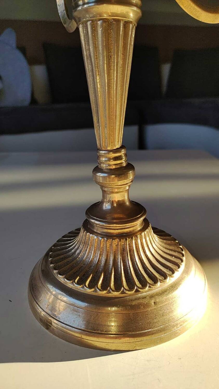 Large Baroque/Rocaille style candlestick/candelabra 5 lights. Mid 20th century