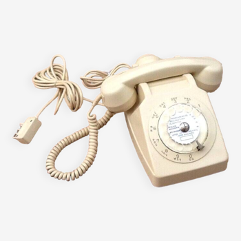 Téléphone à cadran Vintage H.P.F 74 Bonneville (Haute-Savoie) Socotel  Modèle S63