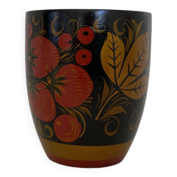 Russian Khokhloma mug