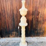 Alabaster lamp and column