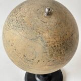 Terrestrial globe World map J. Forest, Girard and Barrere Paris 19th