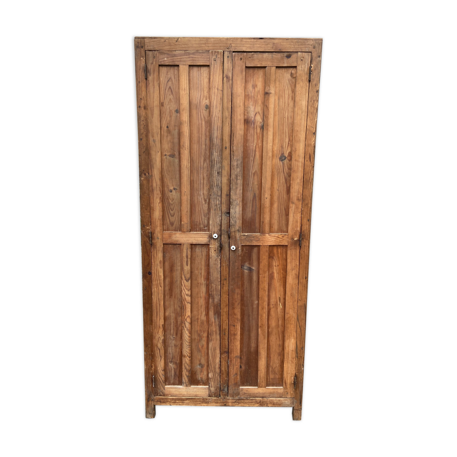 Vintage wooden workshop cloakroom 1930