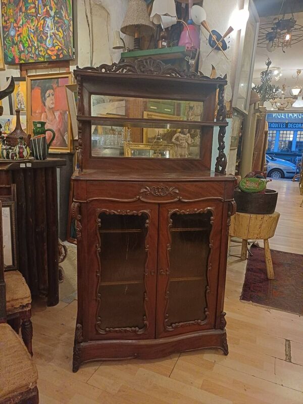 Petit meuble en acajou époque Napoléon 3, dans son jus 19 eme