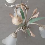 Lustre et lampe de table