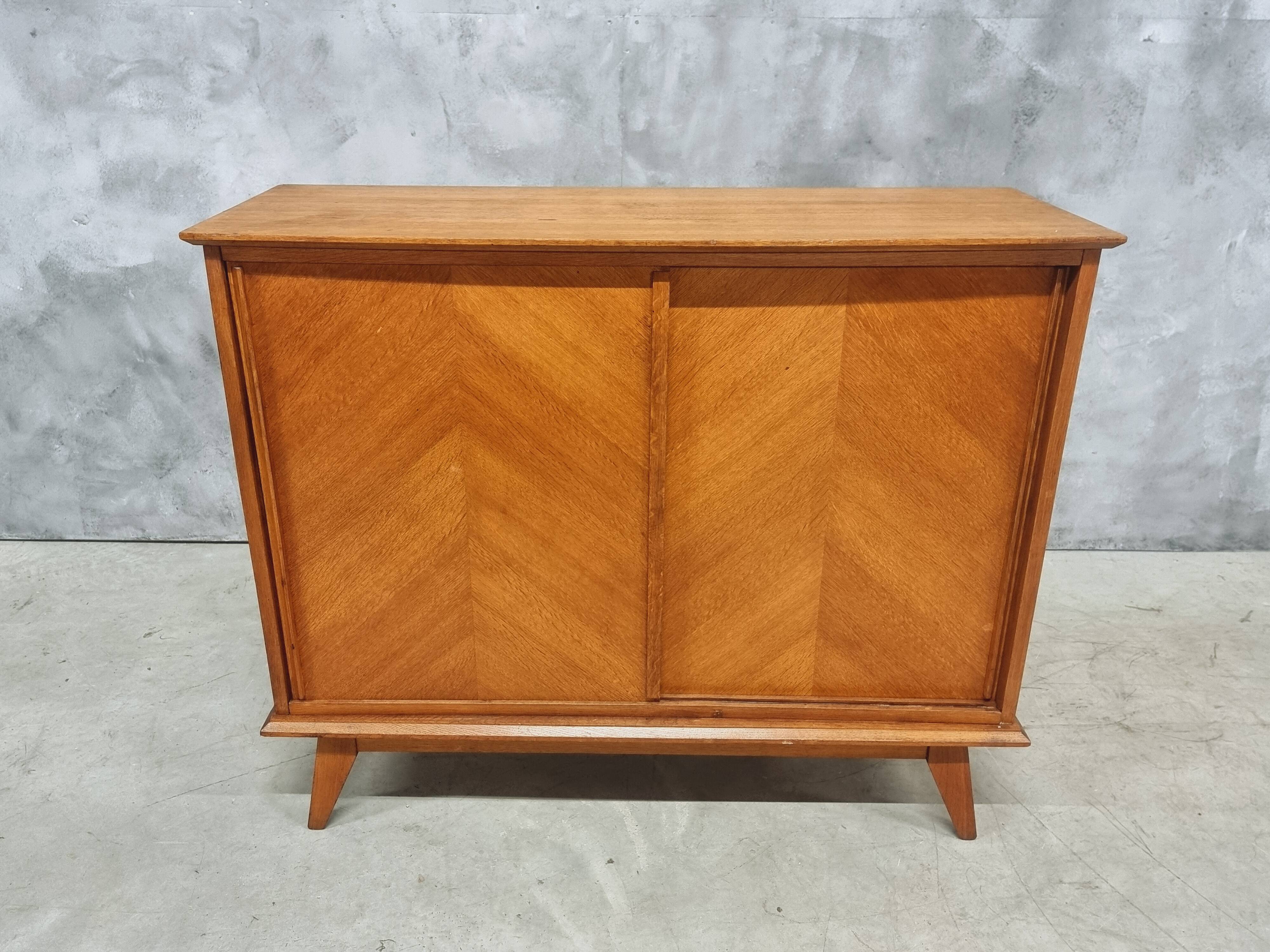 Scandinavian vintage highboard sideboard