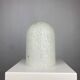 Dome table lamp in white crystal glass Peill and Putzler 1970