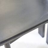 Postmodern Black Dining Chairs by Pietro Costantini, Set of 4, 1970s