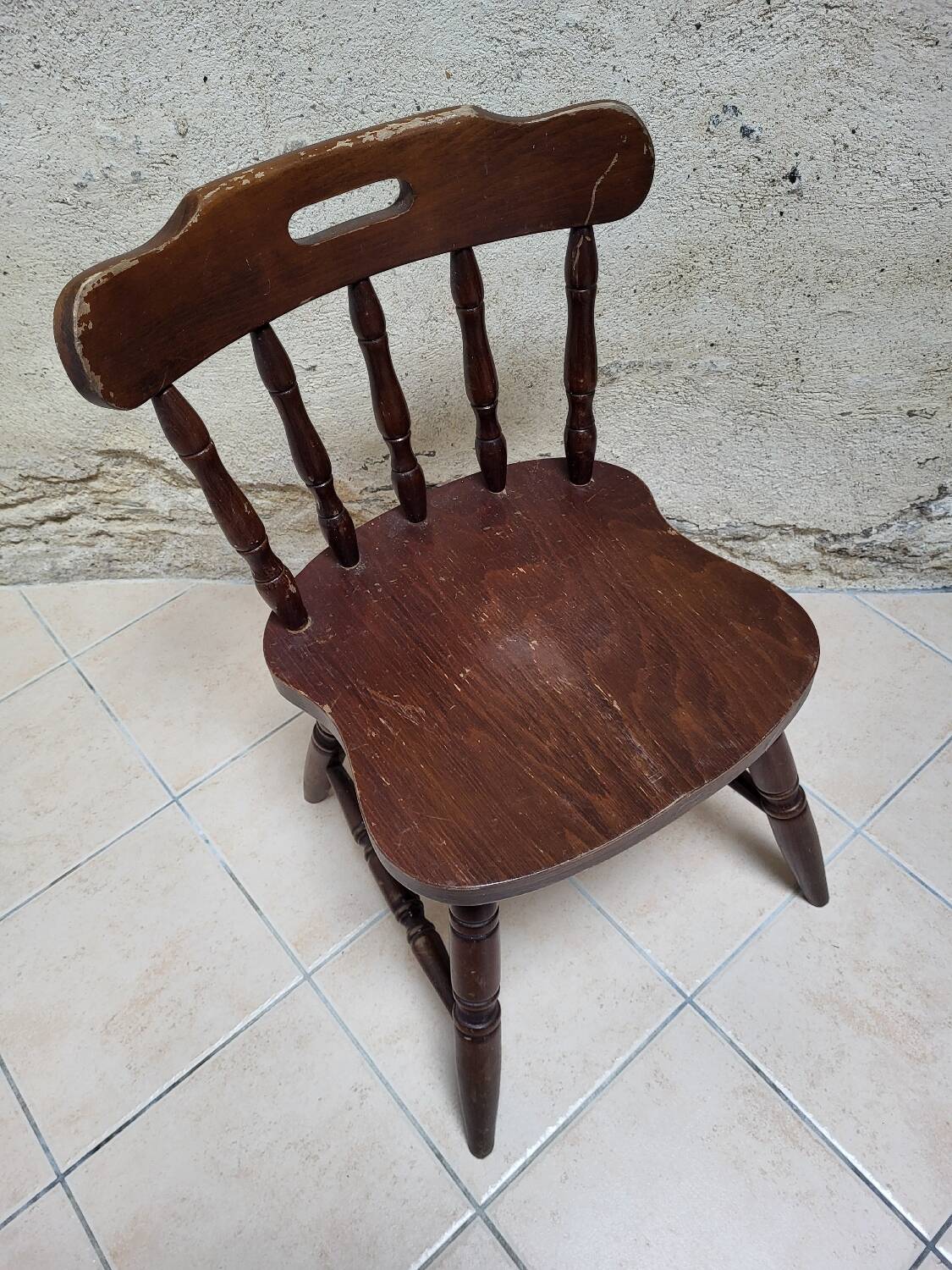 1 chaise Western/ Bistrot