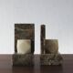 Italian Alabaster Bookends, 1970s, Set of 2