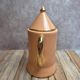 Vintage teapot Artichoke I.c.b. France peach pink and gilding
