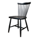 Scandinavian chair Sven Erik Fryklund for HagaFors blackened wood 1950