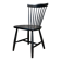 Scandinavian chair Sven Erik Fryklund for HagaFors blackened wood 1950