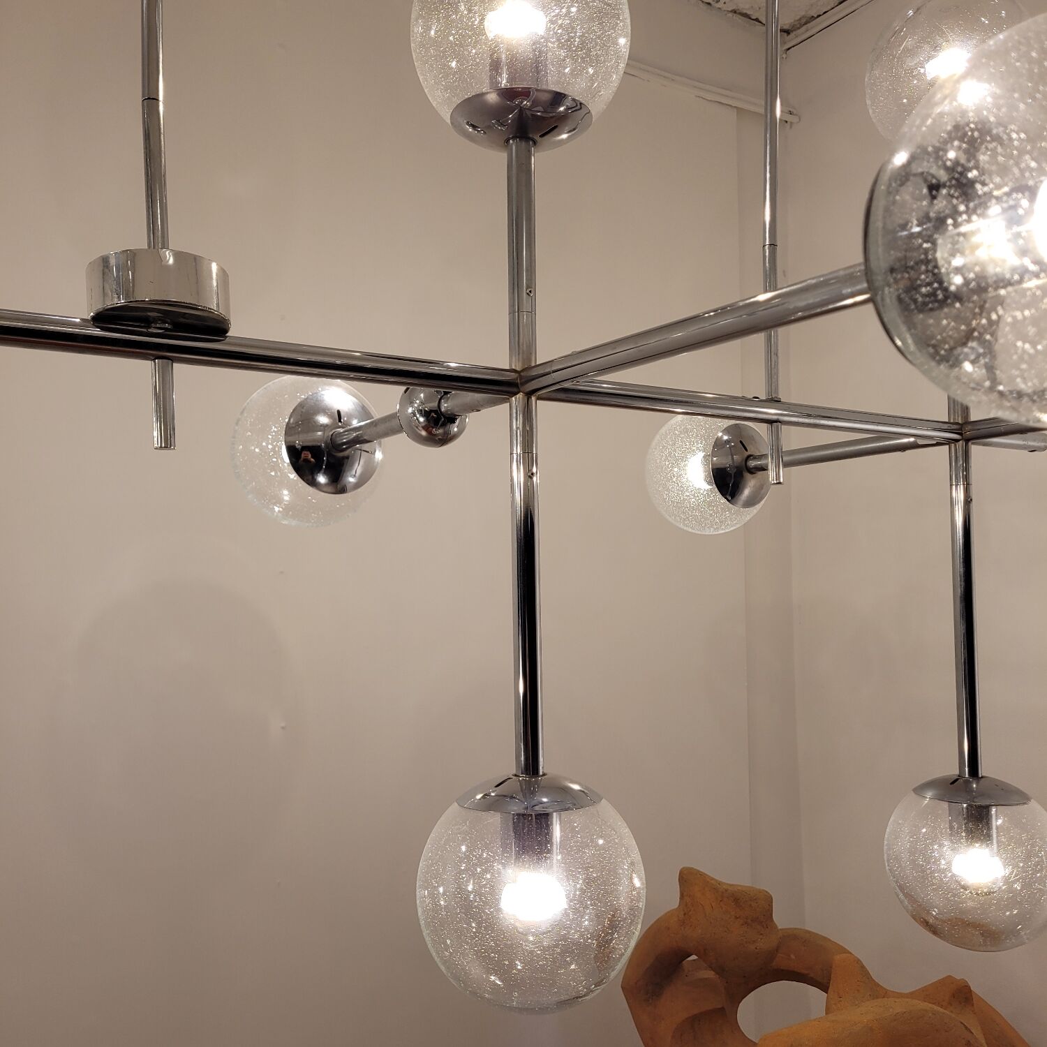 Studio Kinkeldey pendant chandelier circa 1960