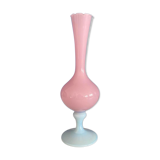 Vintage opaline pink vase