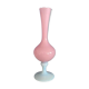 Vase rose opaline vintage