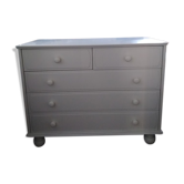 White lacquered chest of drawers