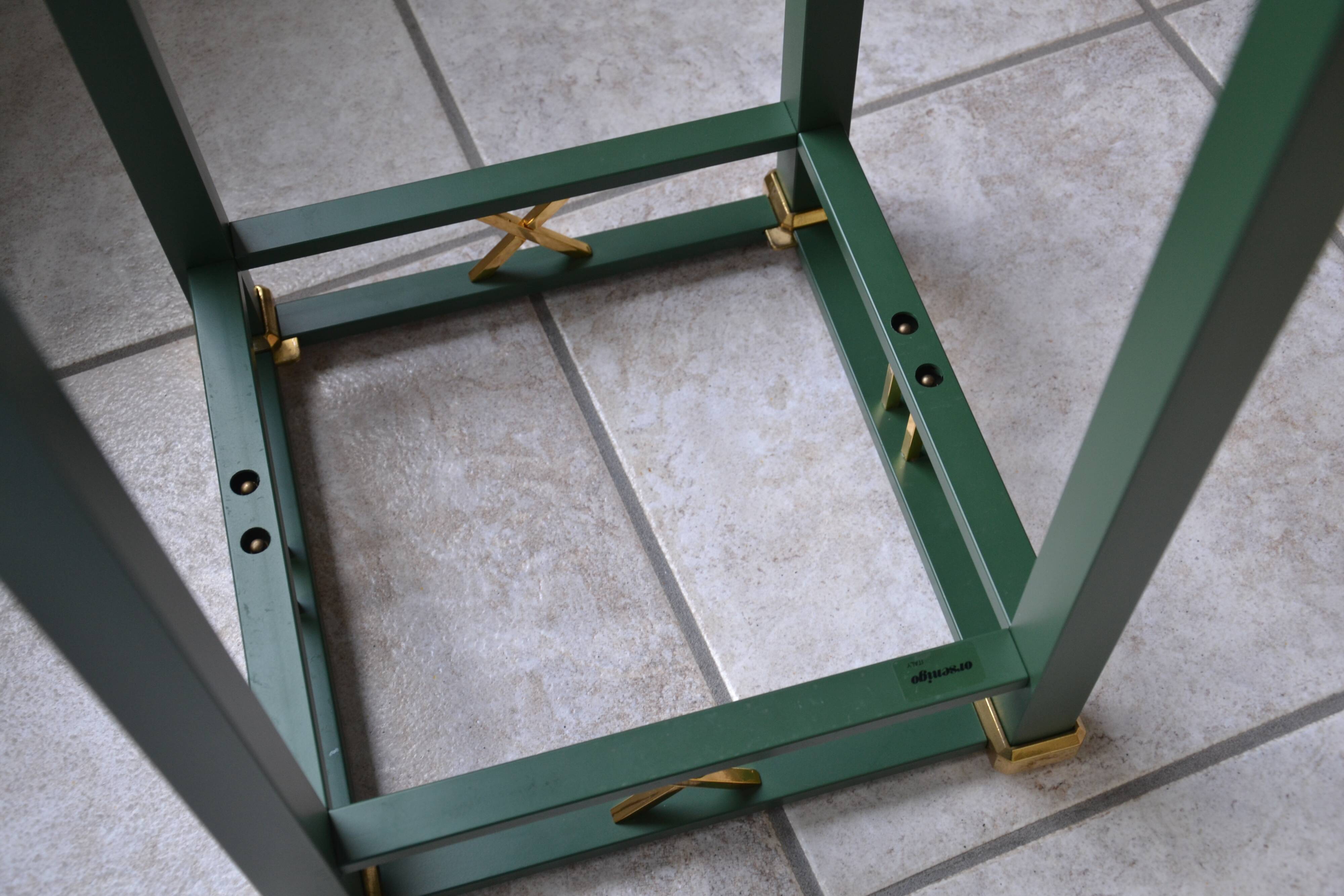 Metal and brass stand Fratelli Orsenigo