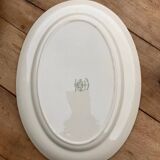 Oval serving dish Creil et Montereau Labrador Napoleon