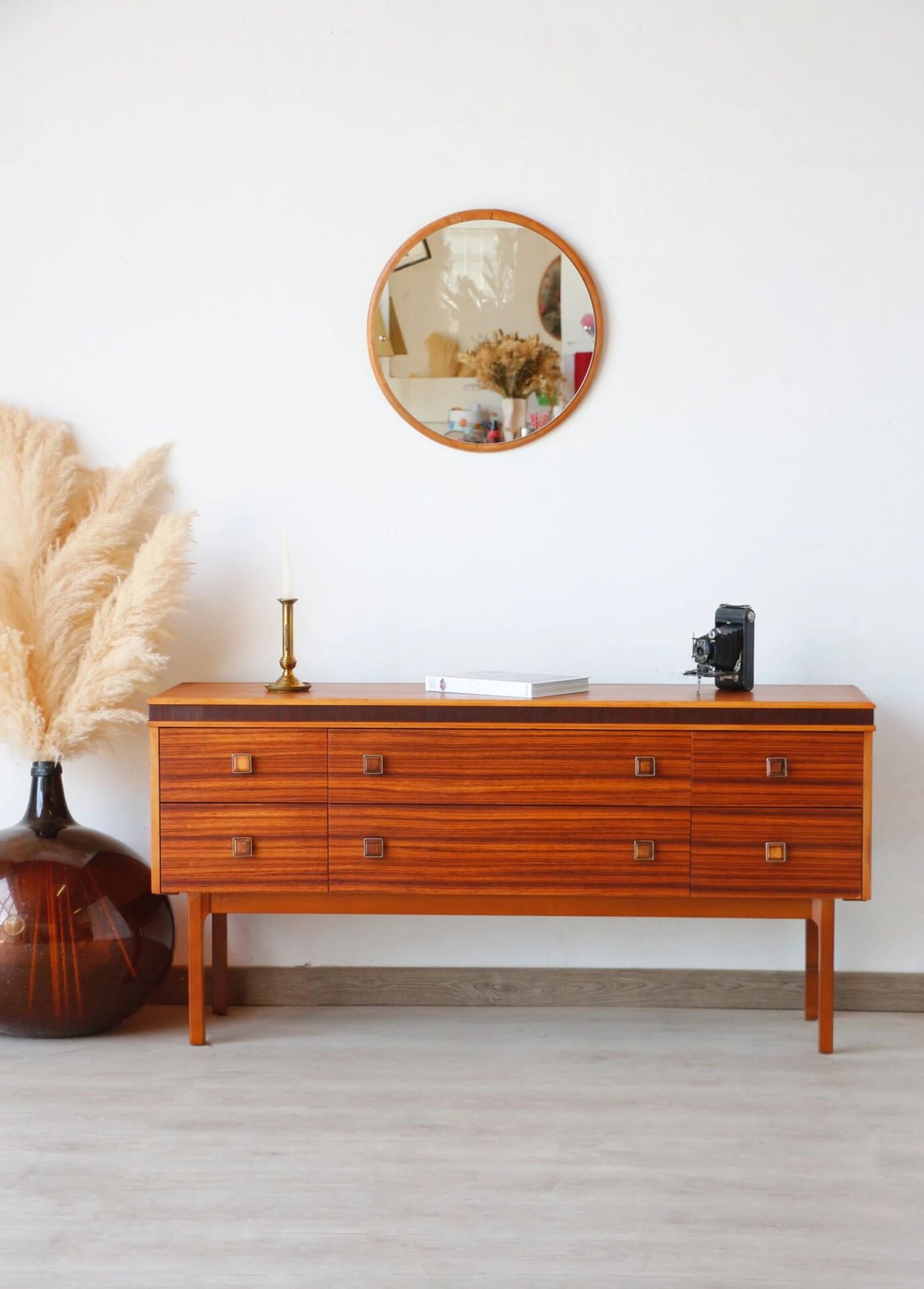 Scandinavian sideboard 140 cm – vintage sideboard from the 1960s
