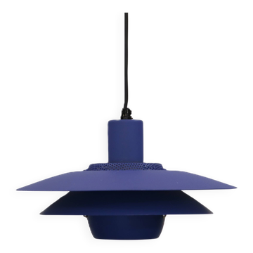 Blue coloured top design lamp by Jeka Metaltryk - Model Viola type 3013-P -