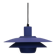 Blue coloured top design lamp by Jeka Metaltryk - Model Viola type 3013-P -
