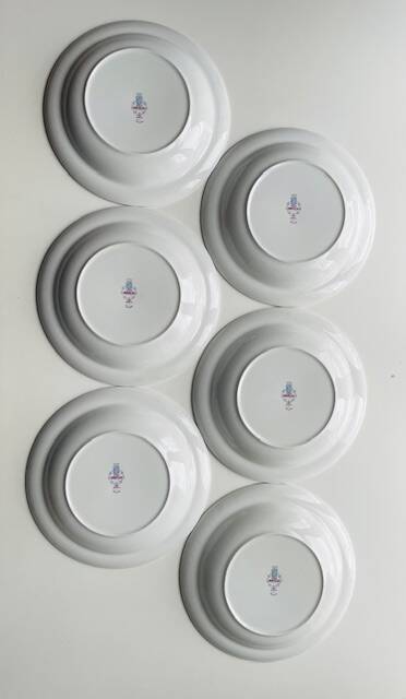 Lot of 6 vintage Pontesa soup plates