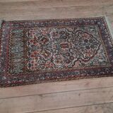 Wool and silk carpet 90x59cm