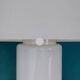 Glass Mushroom Table Lamp by Glashutte Limburg