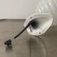 Porcelain wall lamp and vintage Clichy glass