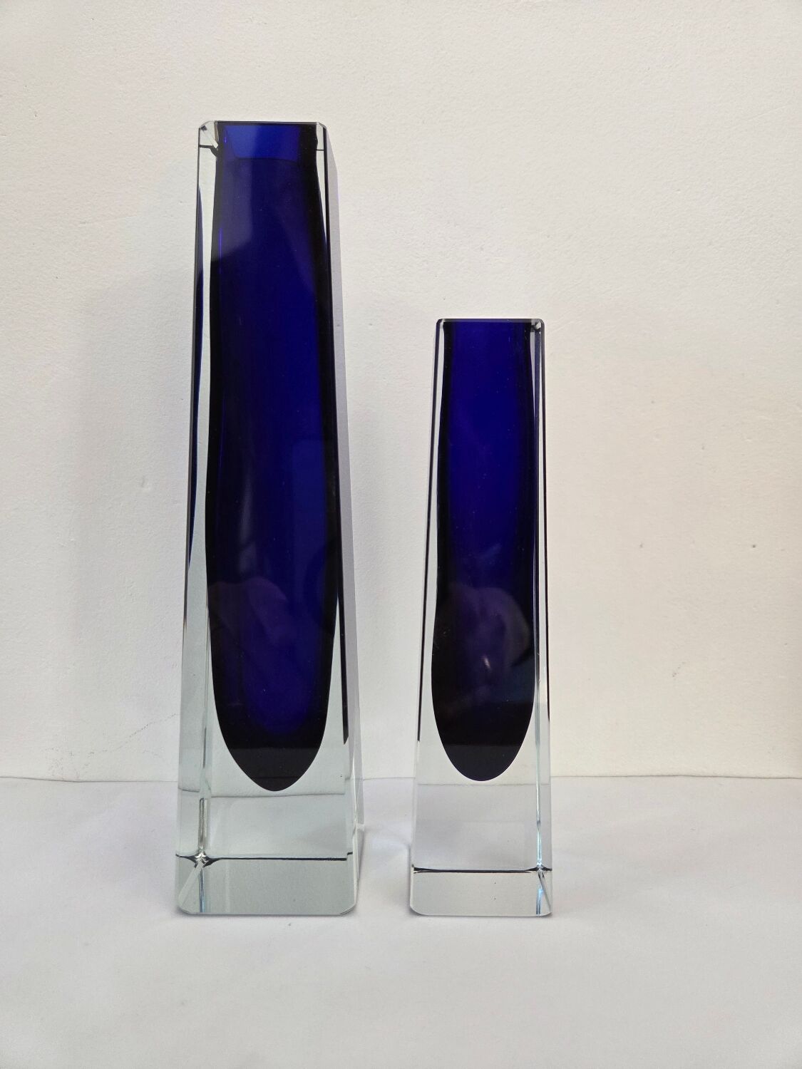 Paire de vases Murano par Flavio Poli