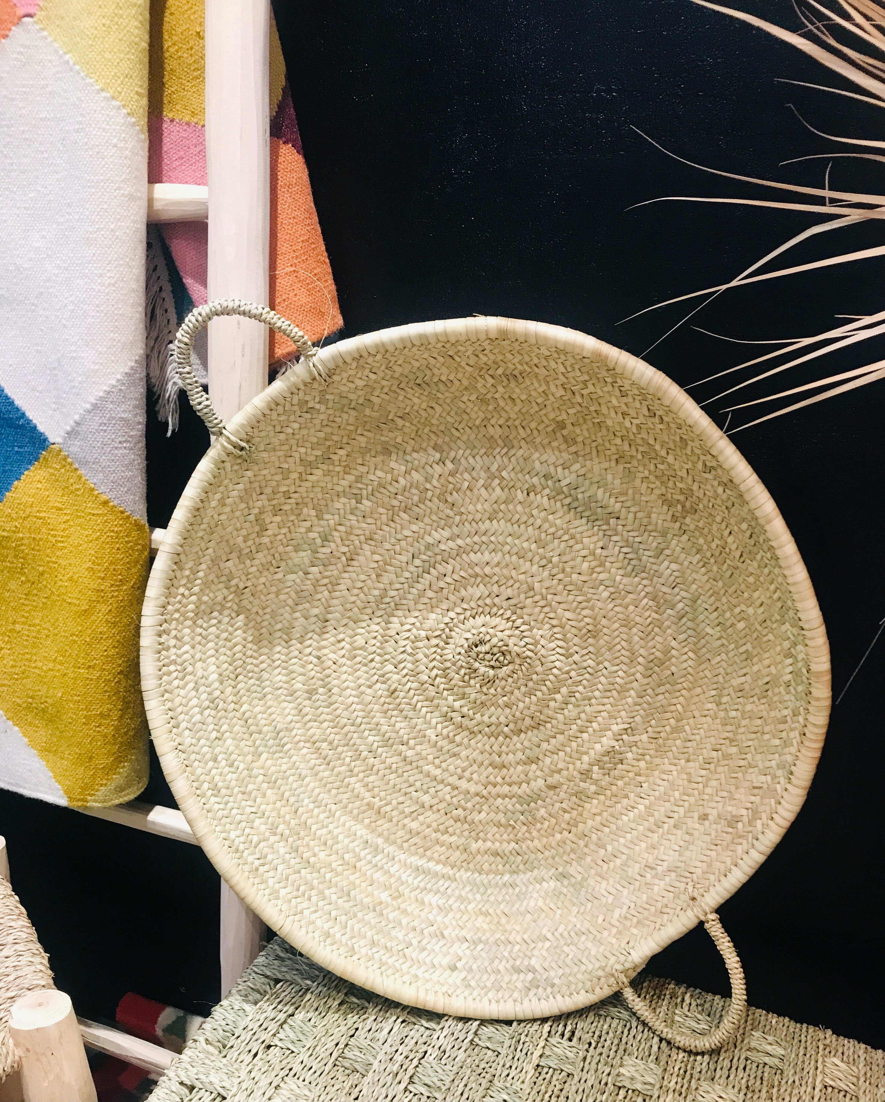 Large basket with handles