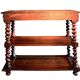 Console or small oak sideboard, 1900s, Louis XIII style, 100x40cm