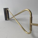 ANTIQUE BRASS AND PRISMATIC GLASS PENDANT LAMP XXL