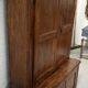Two-part office furniture made of solid pine from the 20th century.