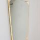 Mid-century illuminated wall mirror by Ernest Igl with brass crown, by Hillebrand.