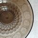 Art Deco fruit bowl circa 1930 in brown smoked glass