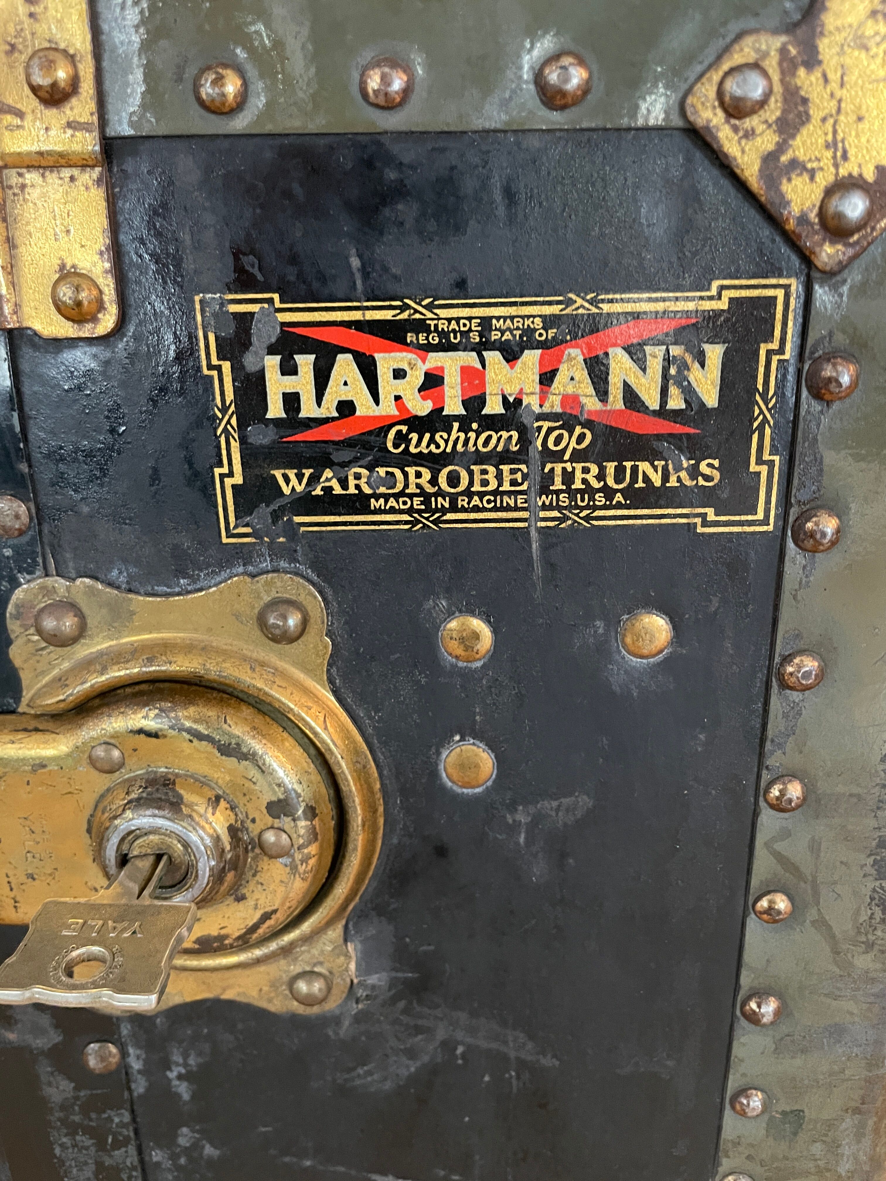 Hartmann travel trunk, 1930s