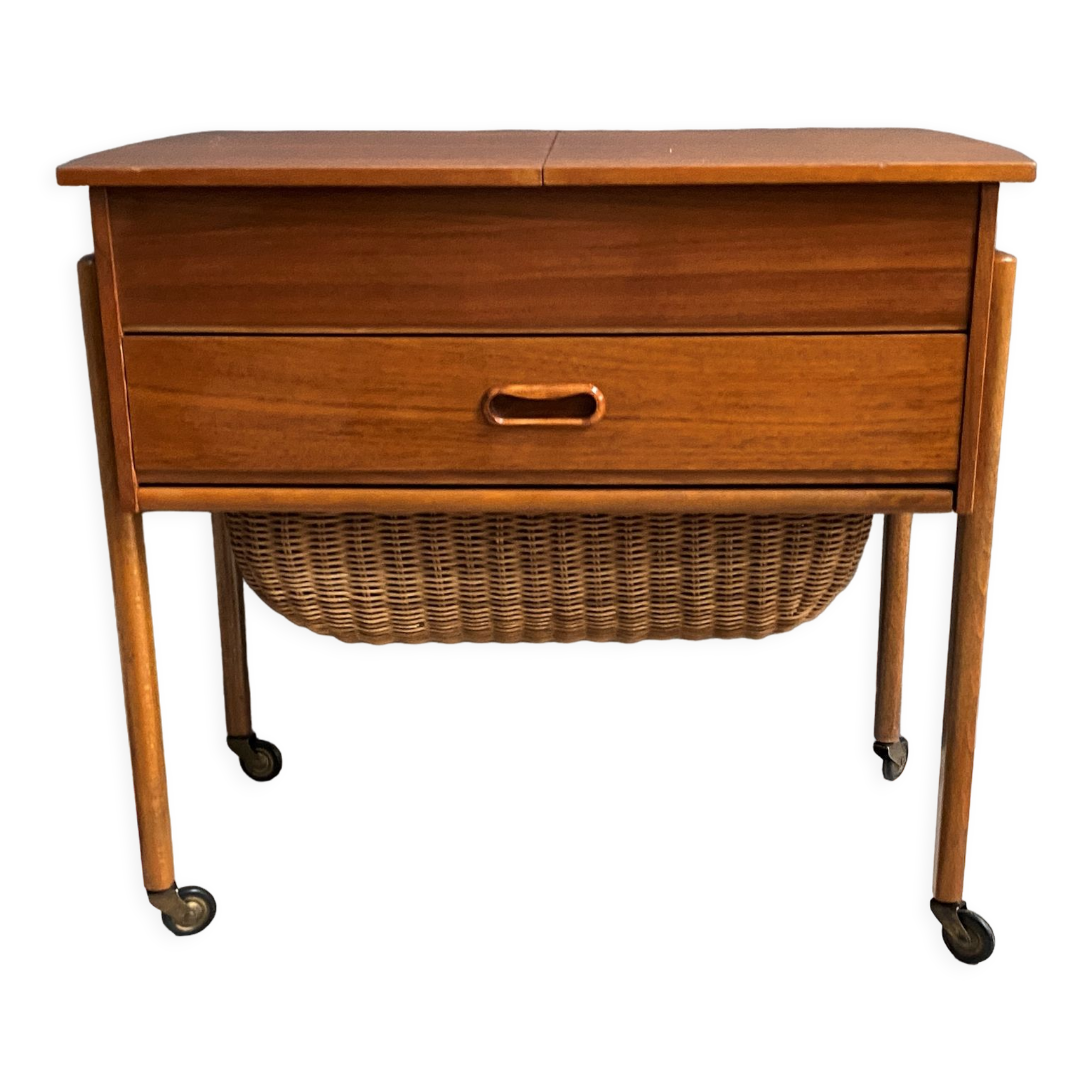 1960s sewing box table