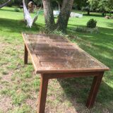 Ethnic table in cedar