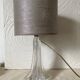 Lampe en cristal style Daum , années 60