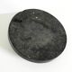 Beautiful, large black granite valet tray featuring a brass peacock, circa